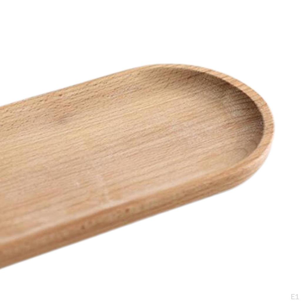 Натуральное овальное деревянное блюдо-поднос Фруктовый буфет Детская посуда Декоративное