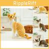 Realistic Plush Cat Toy Lifelike Short Hair Kitten Stuffed Animal Doll Wholesale