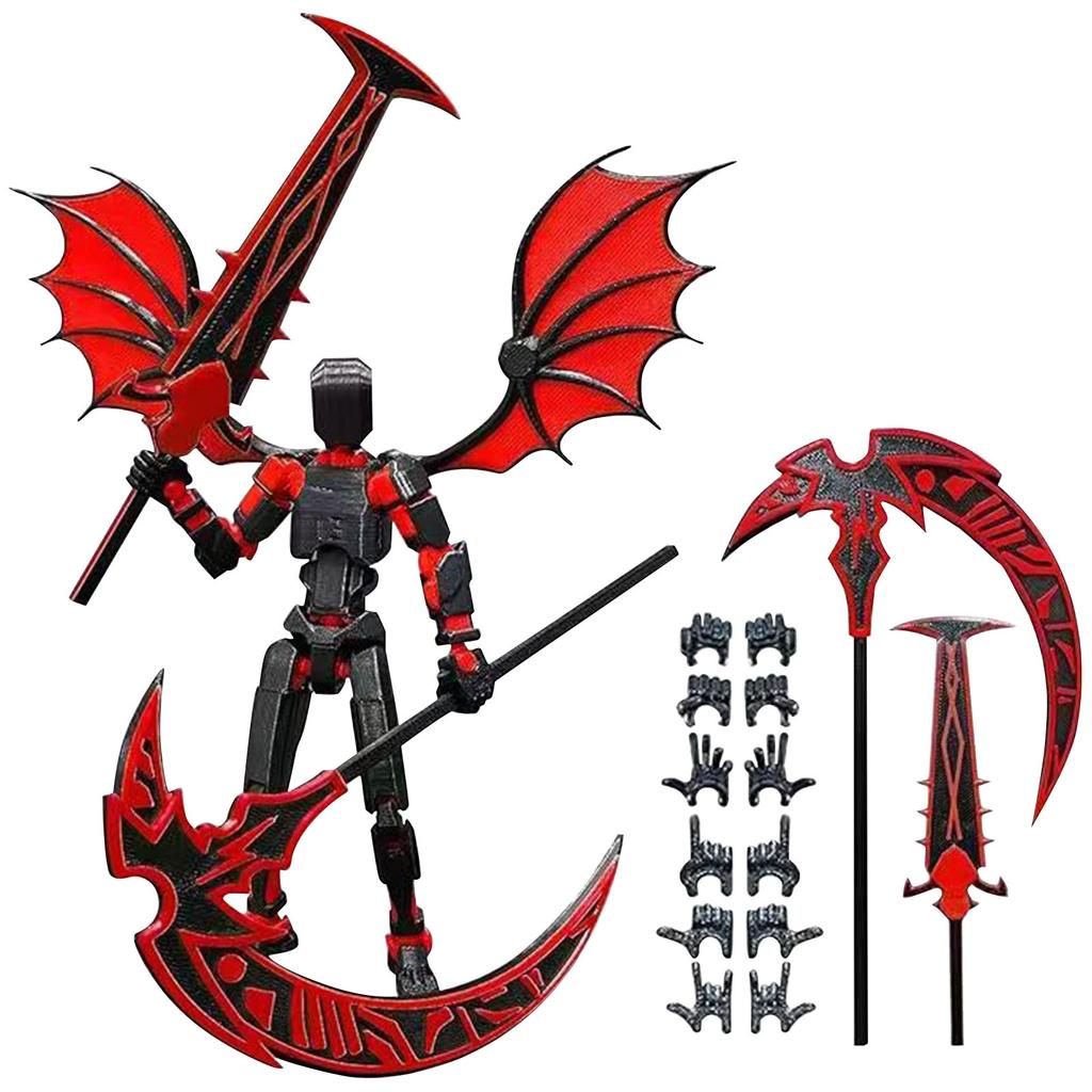 Набор мобильных кукол, 3D-печатная мобильная кукла-робот Титан, подвижная мобильная кукла, подходит для коллекционеров, украшение рабочего стола