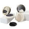 Портативная пустая коробочка с пуховкой для air cushion, с зеркалом и спонжем. Портативный косметический кейс-контейнер для BB-крема, тональной основы
