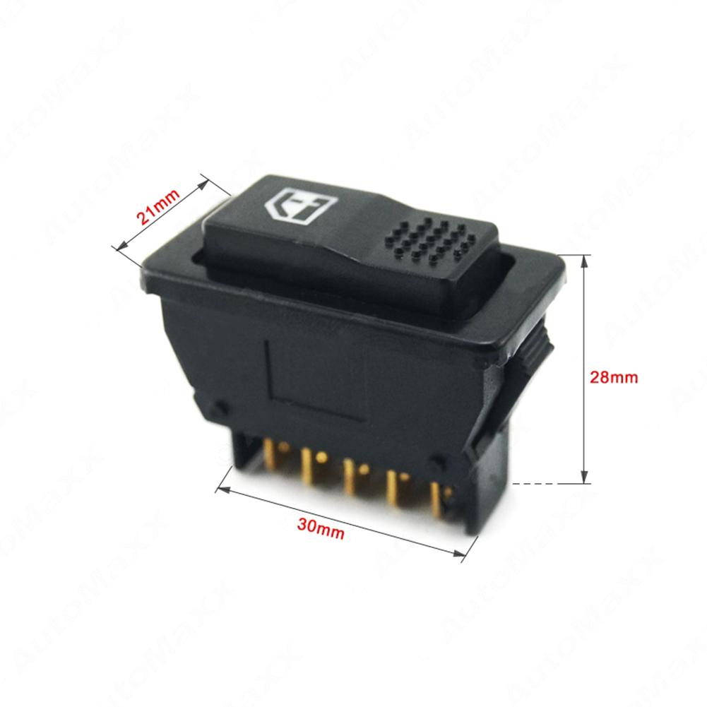 12v 24v 5-pin Single Car Power Window Switch Universal Application Car Accessories