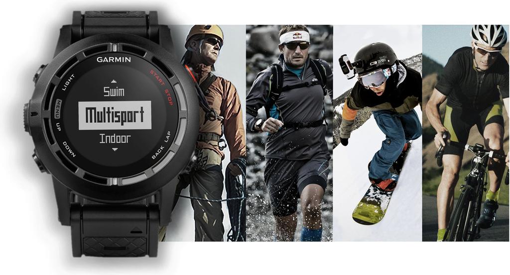 Garmin Fenix 2 GPS Мультиспортивные часы для тренировок с навигацией для активного отдыха и монитором сердечного ритма