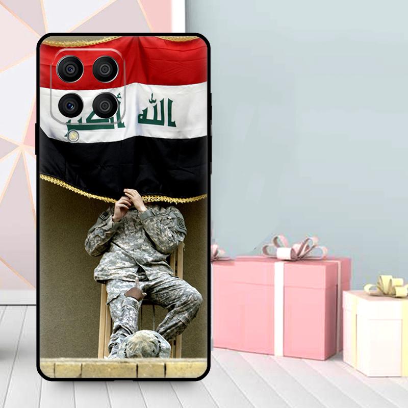 Чехол с флагом Ирака для Samsung Galaxy M16 M31 M21 M13 M33 M53 M15 M35 M55 M36 M56 M12 M32 M52 M14 M34 M54
