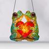 Frog Sun Catcher 2D Acrylic Frog Window Hanging Ornament Frog Wall Art