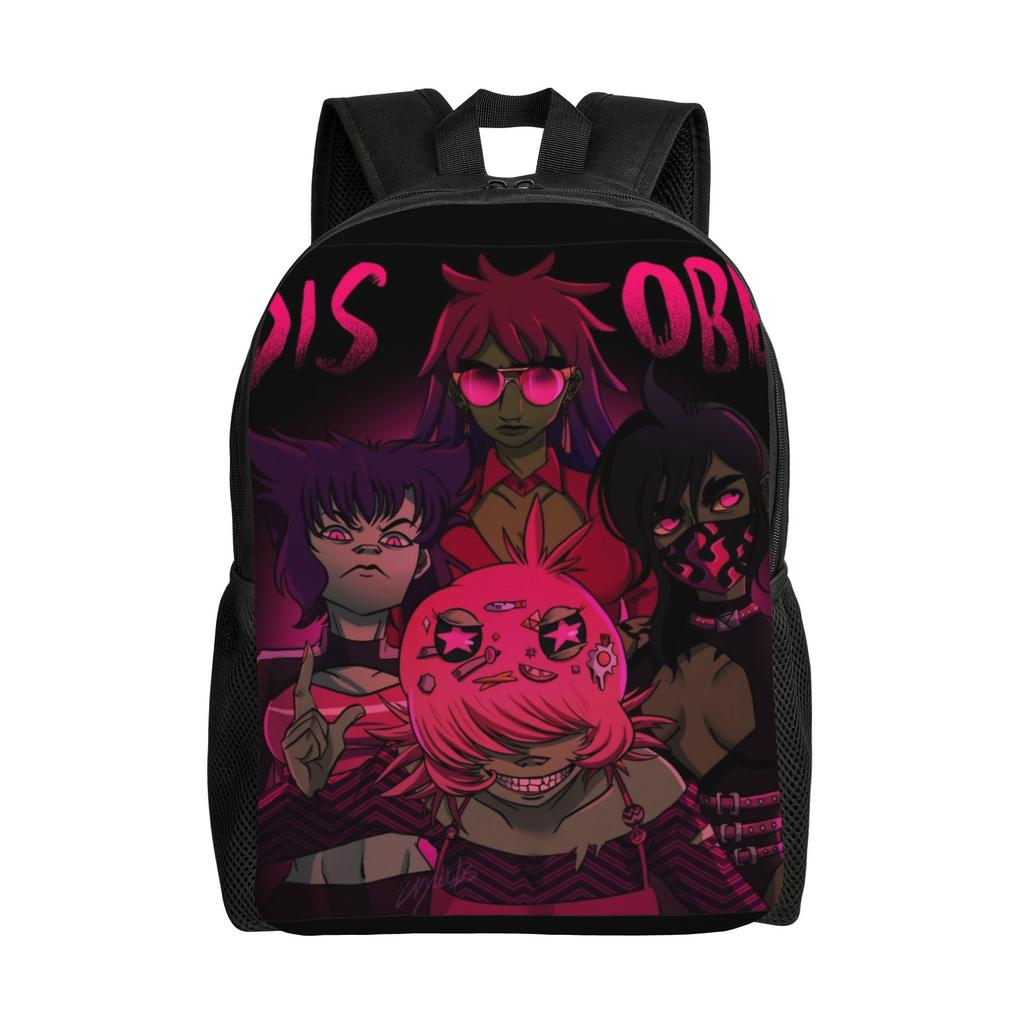 Панк-рок Музыка Gorillazs Рюкзак для Мужчин Женщин Подростков Школы Бизнеса Daypack Ноутбука Холщовые Сумки Подарок