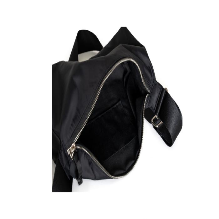 Мини-сумка-хобо Fennec, черная