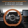 Suitable for Byd Ultra-Thin Breathable Leather Steering Wheel Cover Suitable for Dolphin Mini Seal Atto 3 King Shark 6 Song Pro e5
