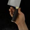 8 Inch Sharp Kitchen Knives 3 Layers Aviation Special BG42 Steel Blade Chefs Cleaver Slicing Handmade Forged Knife Cooking Tools
