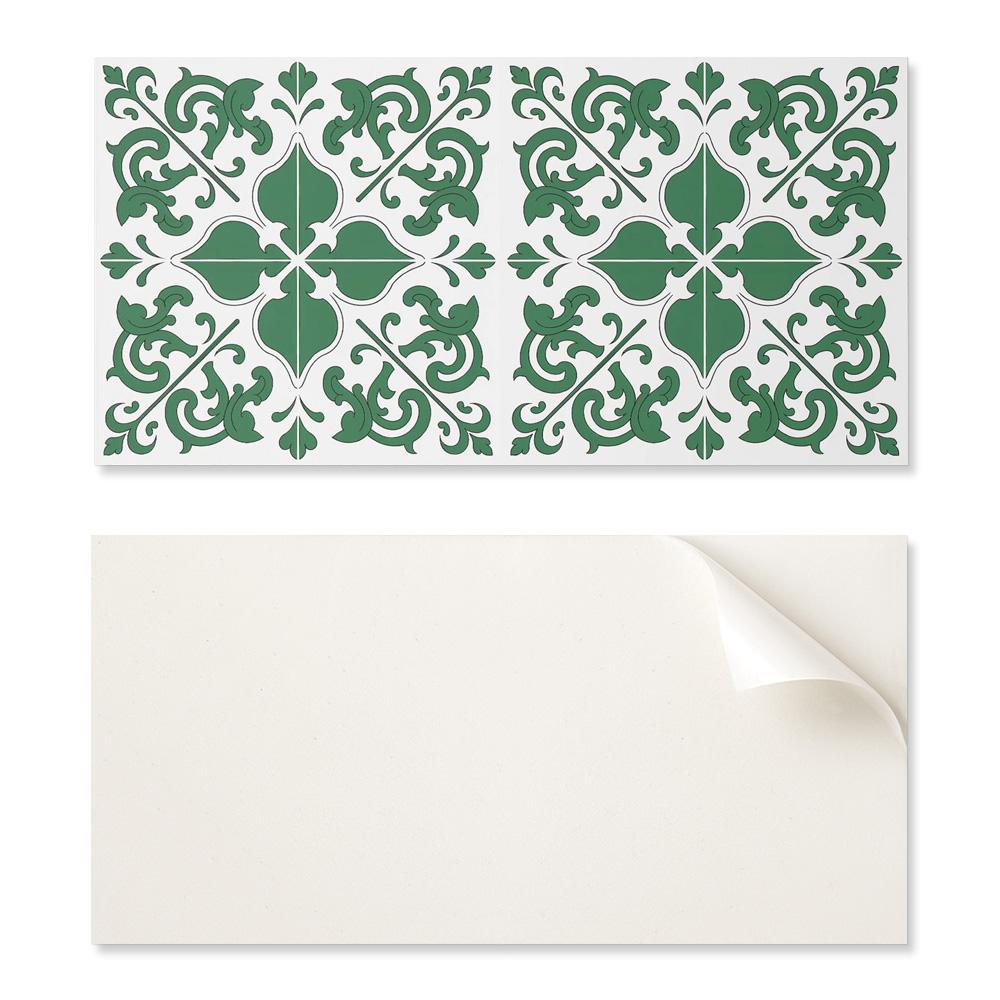 Winylowy Panel Ścienny Z Nadrukiem Do Jadalni 120X60 Cm Wzór Roślinny Z Ornamentami