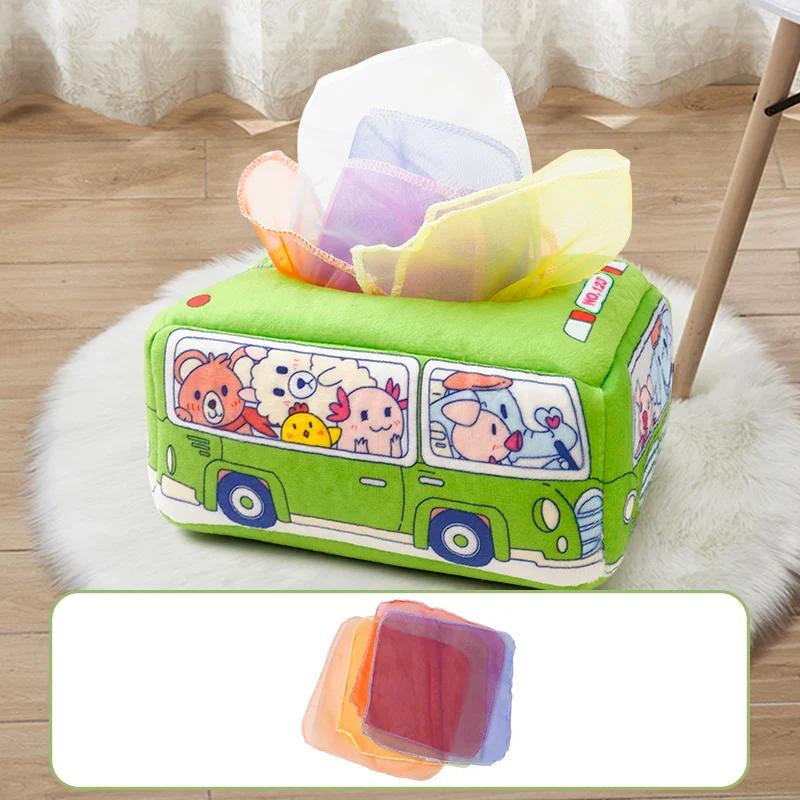 YY17010 Baby Tissue Box - Montessori Baby Toys 5 Months Baby Tissue Box Learning Toys Baby Puzzle Toys
