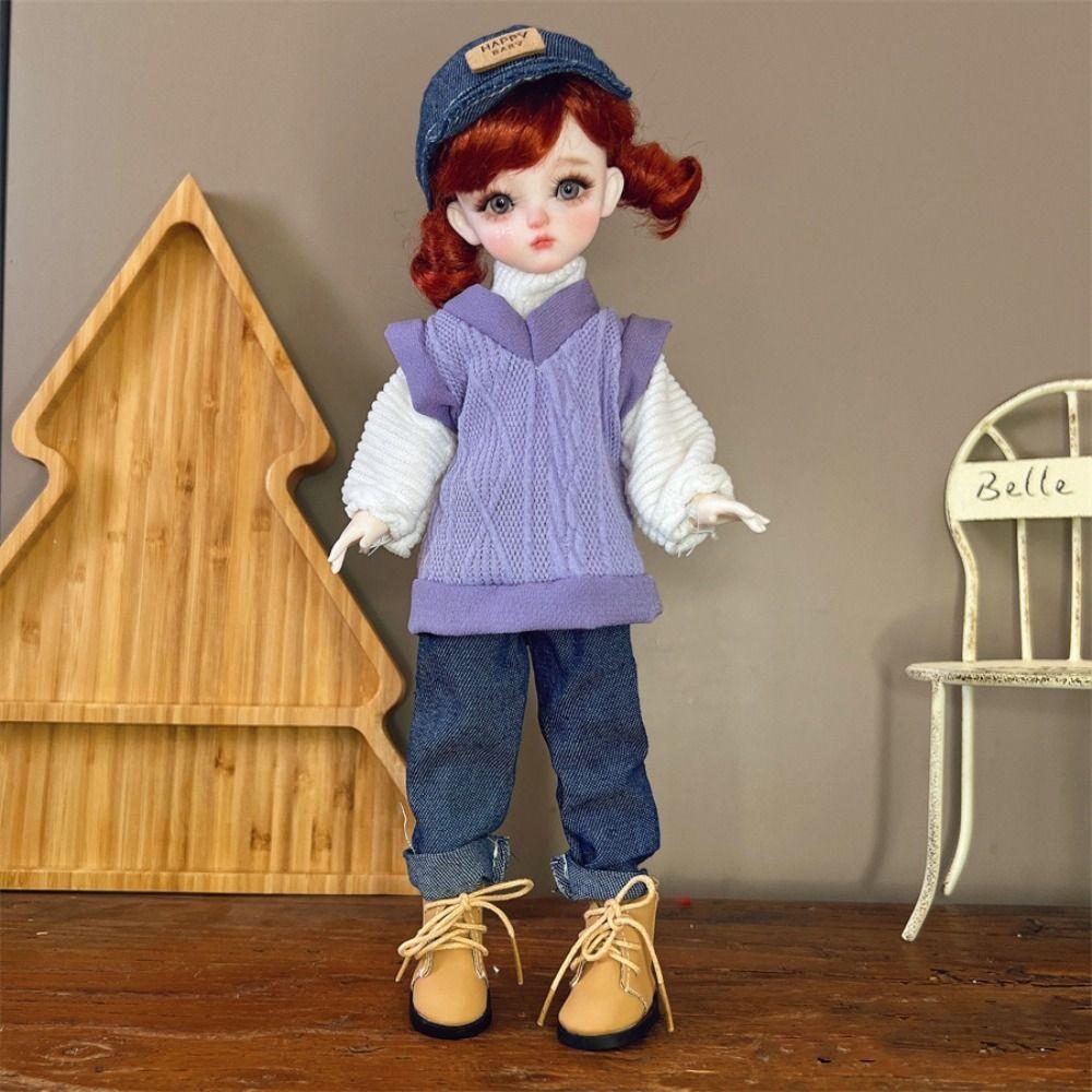Casual Wear BJD Doll Outfit Dress Up Doll Lolita Dress Fashion 30cm Doll Clothes  Girl Gifts