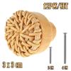 12 шт./комплект ротанговых ручек для комода, круглые деревянные ручки для ящиков, плетеные вручную, и шурупы для мебели в стиле бохо, шкафов, комода