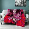 Custom Name,Nezuko Kamado Printed Flannel Blanket, soft throw for bedroom sofa, washable, Christmas present, great gift.
