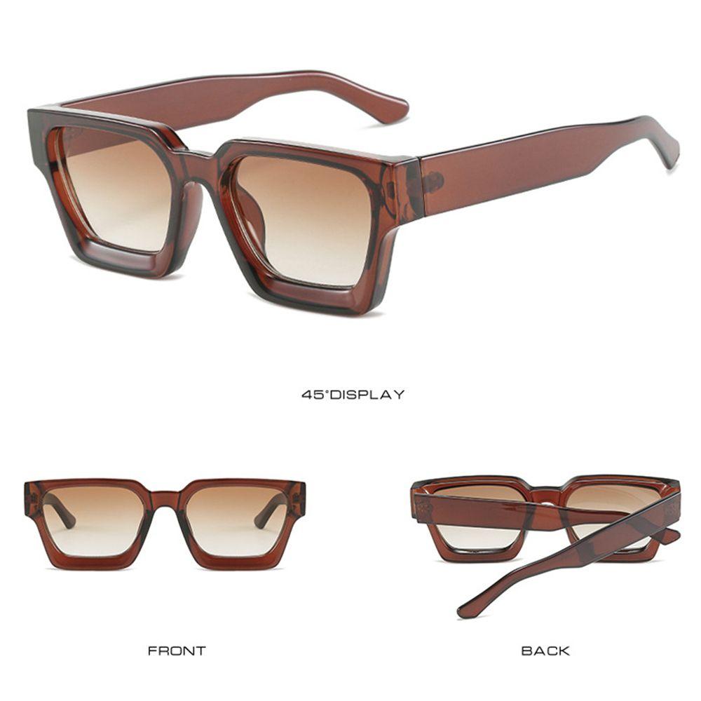 Fashion Thick Punk Square Frame Women Sunglasses Shades Retro Sunglasses Ladies Shades