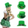 Black Ribbon Leprechaun Hat Unisex St. Patrick's Day Costume St. Patrick's Day Green Hat  Women