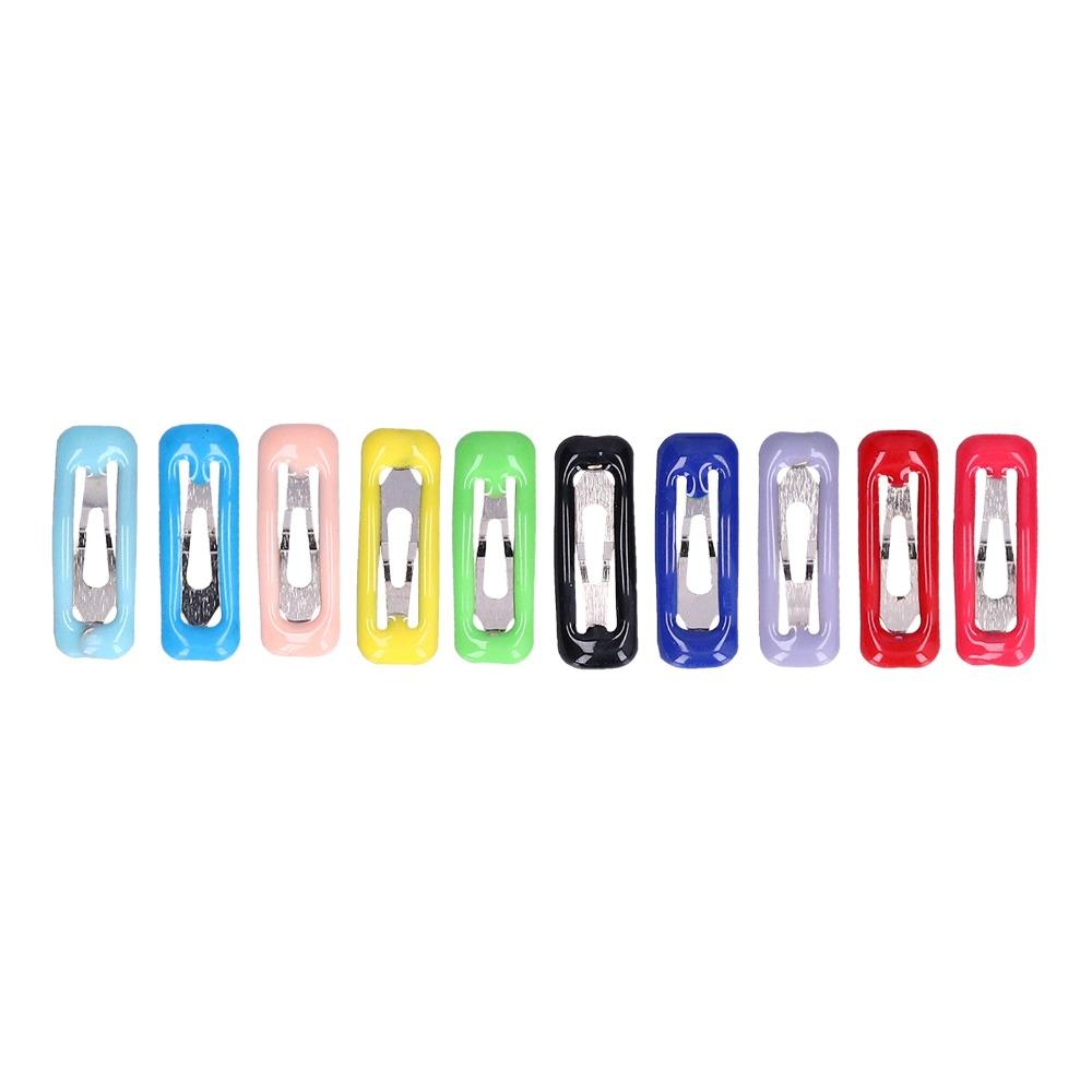 50pcs Stainless Steel Pet Hair Clips Snap On Small Pet Hairpins Pet Hair Accessories Guinea Pig