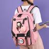 Anime Demon Slayer Backpack for Women Canvas Laptop Bag Back To Schoolbag for Teenager Girl Schoolbag Women Travel Bag Mochila