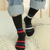 Bananasisters Twin Unisex Line Mid-Calf Socks Black