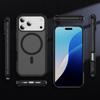Магнитный чехол-подставка из углеродного волокна для Apple iPhone 17 Pro Max