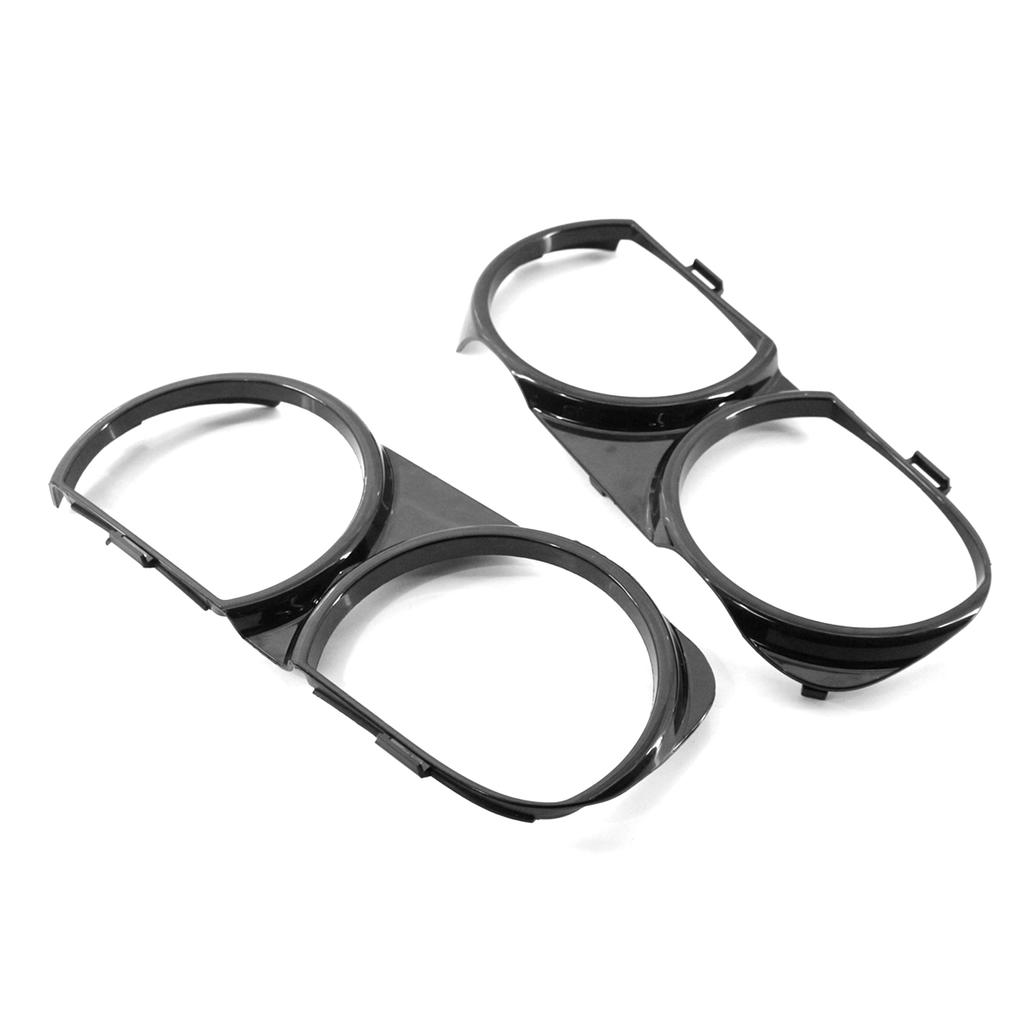 2pcs Front Lamp Headlight Bezel Trim Replacement for Dodge Challenger 2015-2021 Left & Right