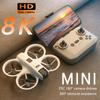 New V66 Mini Drone 8K HD Camera Drones WiFi Obstacle Avoidance Foldable Quadcopter RC Helicopter Small Dron Toys for Kids Gift