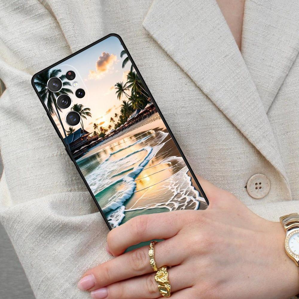 Летний пляжный чехол для мобильного телефона для Samsung Galaxy S26 Ultra S25 S24 S23 S22 S21 S20 Note10