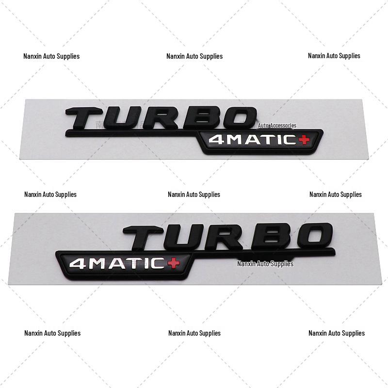 Наклейка TURBO AMG 4MATIC+ для крыла Mercedes-Benz 2017-2021