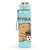 1PC Capybara Relax Drink Tea Cute Pattern 750ml Color Plastic Sports Water Bottle Leakproof Flip Straw Lid Suitable for Sports Office Home Use
