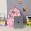 Новый печатный повседневный легкий студенческий рюкзак большой вместимости для мужчин и женщин, сумка в том же стиле labubu, простая и универсальная KTY