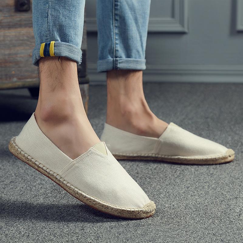 Retro Low-Top Espadrilles: Breathable, Sweat-Absorbing, Classic Loafers (Not Washable)