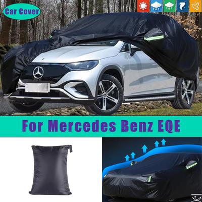 Для Mercedes Benz EQE Полные Внешние Чехлы для Автомобиля Уличные Водонепроницаемые Пылезащитные Защита от Солнца, Дождя, Снега Внешние Аксессуары для Автомобиля