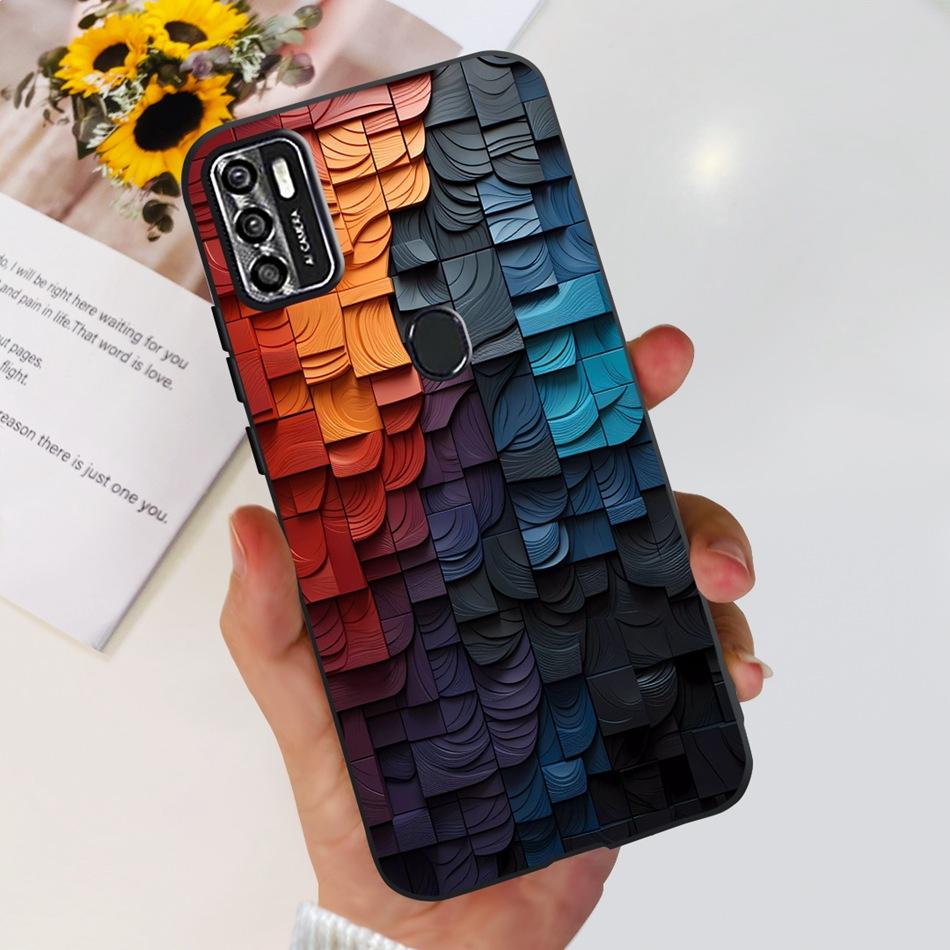 Для ZTE Blade A7s 2020 Чехол Zte A7020 Blade A7s 2020 Модный Крутой Рисунок Черный Силиконовый Мягкий Чехлы для Телефона