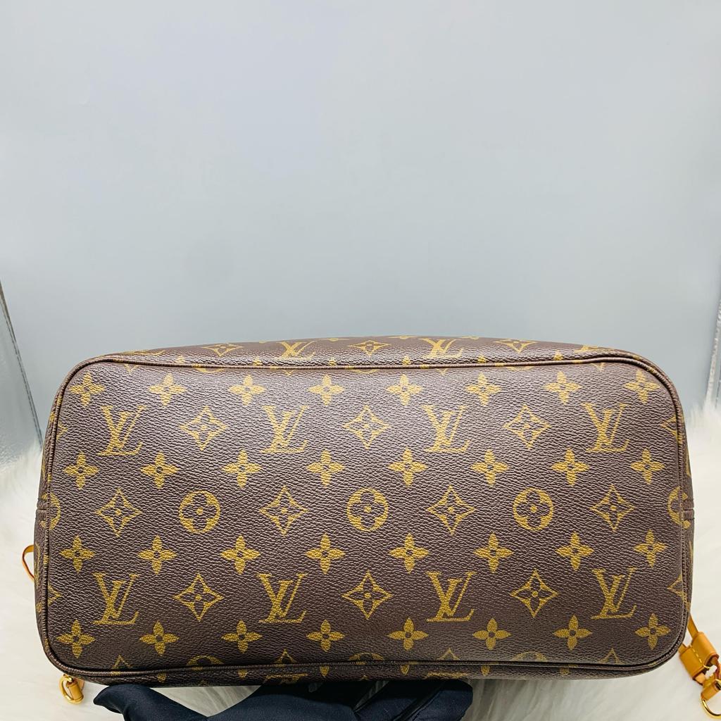[Pre-Owned] Louis Vuitton Neverfull MM 'Beige/Brown Monogram Canvas' - Very Good #Z9D5Z9