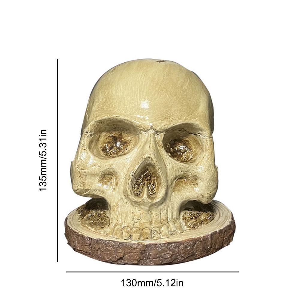 Подставка для ножа в виде черепа, подставка для ножа из смолы в виде скелета, креативная подставка для ножа для нарезки фруктов, украшение для вечеринки на Хэллоуин