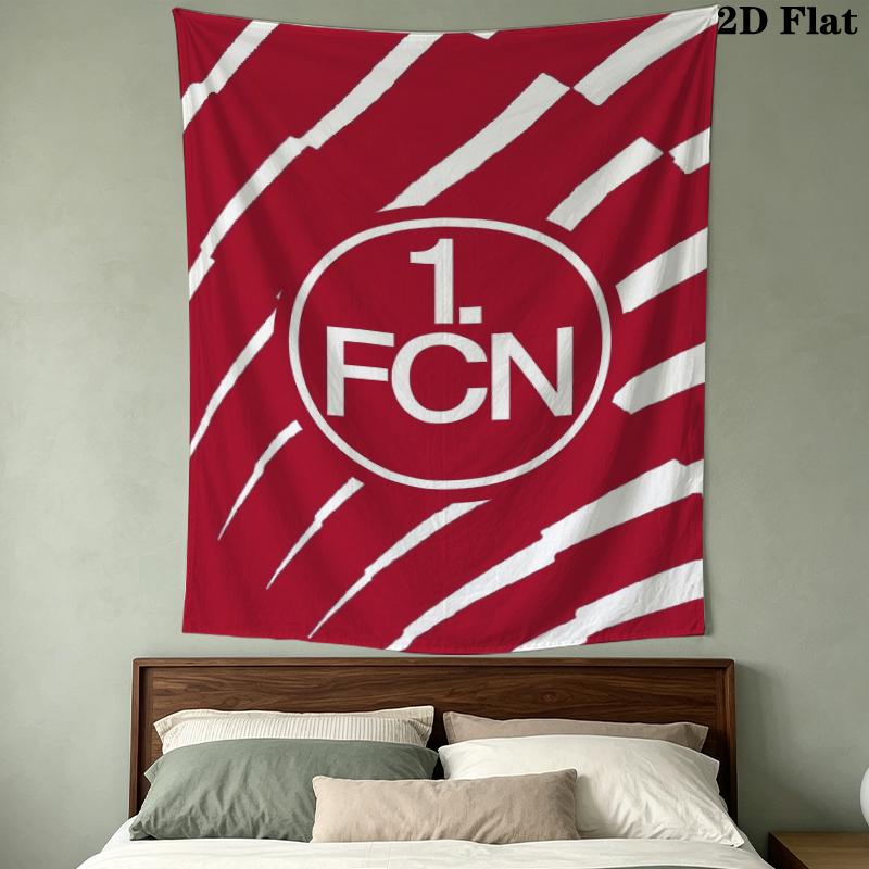 1 FC Nürnberg Wall Tapestry Aesthetic Wall Hanging Printed Fabric Blanket Decorative Tapestries for Bedroom Living Room Home Decor