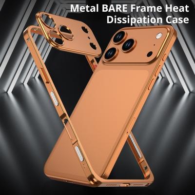 Металлический чехол для телефона для IPhone 17/17 Pro/17 Max/17 Air Съемная крышка и чехол для телефона с теплоотводом Ультратонкая защитная рамка