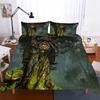 Pastoral Bedding Sets 3d Duvet Cover Set 2/3pcs Bedroom Comforter Set Reactive Printing  Forest, Lowers Scenery Bedlinens 3pcs