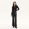 VEROMODA 2024 Early Autumn Faux Leather Wide-Leg Pants