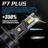 DAWNKNIGHT P7 PLUS 140 Вт Светодиодные лампы головного света H7 6000K 4300K LED H4 H11 HB3 9005 HB4 9006 Светодиодные двойные медные трубки 12 В 2 шт.