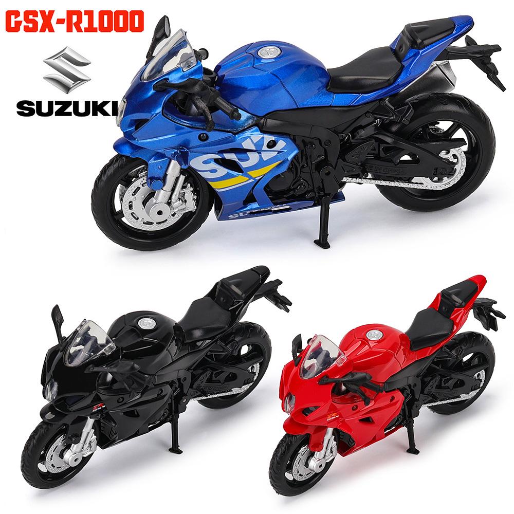 МСЗ 1:18 Suzuki GSX-R1000 базовая литая модель мотоцикла из сплава, игрушка для подарка, статичная литая модель мотоцикла