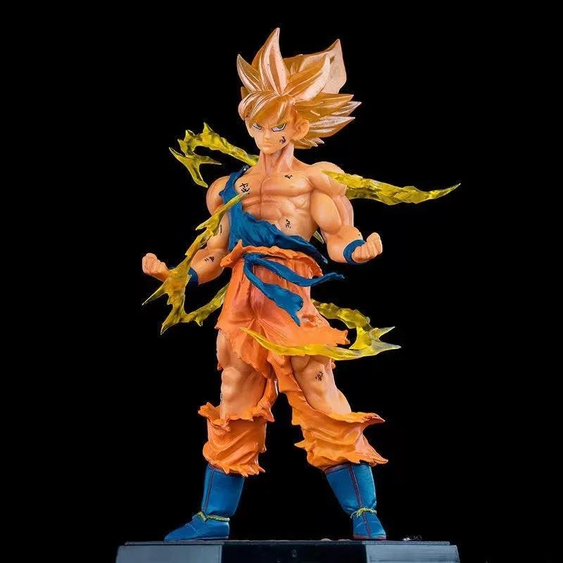 Фигурка аниме Dragon Ball Сон Гоку Супер Сайян 16 см Гоку DBZ Фигурка действия Модель Подарки Коллекционные фигурки для детей