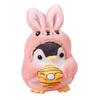Donut Stuffed Pendant Penguin  Pendant Plush Key Chain Korean Style Key Buckle Women Key Holder