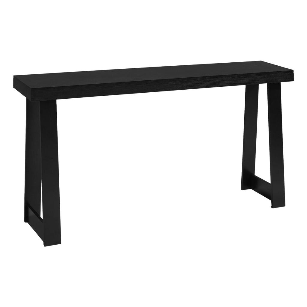 140 cm Console Table, Modern Desk Behind the Couch, Wooden Rectangle Entrance Desk, Narrow Long Sofa Table Accent Stand, Ideal for Hallway, Bedroom,