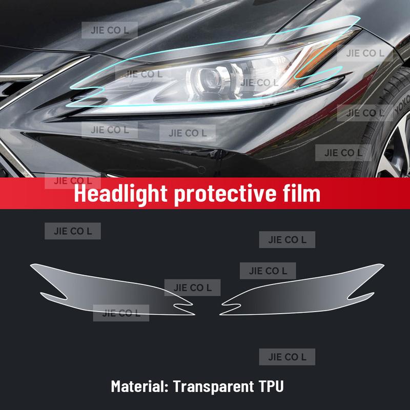 Transparent TPU For LEXUS ES 2024 Car Center Console Media Dashboard Navigation Anti-scratch Protector Interior Film
