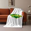 Forest Bear Silhouette Design print blanket soft and cozy perfect for the living room bed sofa or a nap,gift