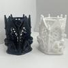 Круглый Арт Винтажный 3D Печатный Подставка для Ручек Уникальная Полая Готическая Подставка для Ручек Креативный Настольный Органайзер Офис