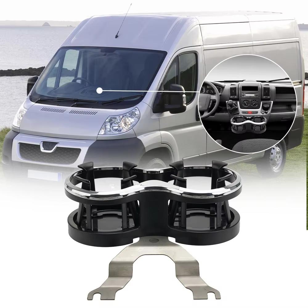 Двойной подстаканник для Peugeot Boxer Citroen Relay Fiat Ducato 2007-2024 Автодом