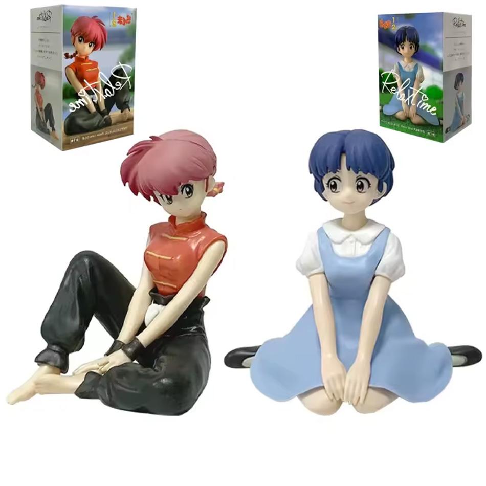 Аниме Ranma 1/2 BANDAINAMCO BANPRESTO Relax Time Шампунь Тэндо Аканэ Ранма ПВХ Фигурка Модель Коллекционная Фигурка Игрушка