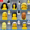 MOC Кубики Женские Волосы Mori Girls Женские Волосы 4см Фигурка Одежда Собранные Развивающие Конструкторы Игрушки