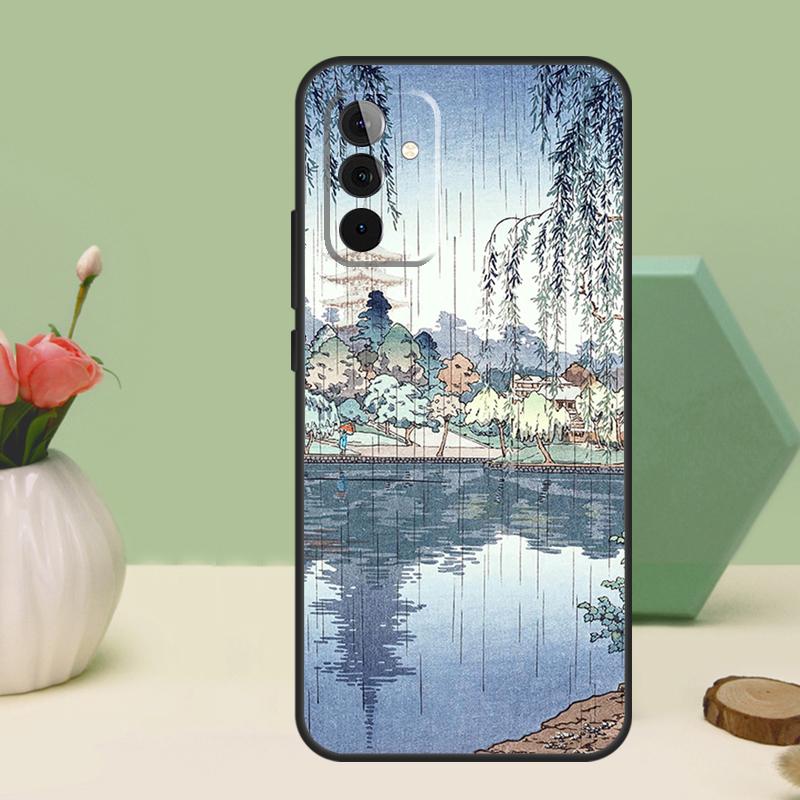 Японский стиль Укиё-э Для Samsung Galaxy A26 A54 A34 A14 A52 A32 A12 A13 A33 A53 A15 A16 A36 A56 A06 A35 A55 Чехол